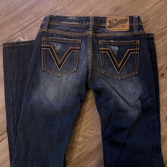 Y2k Low rise distress boot cut jeans - Picture 10 of 11